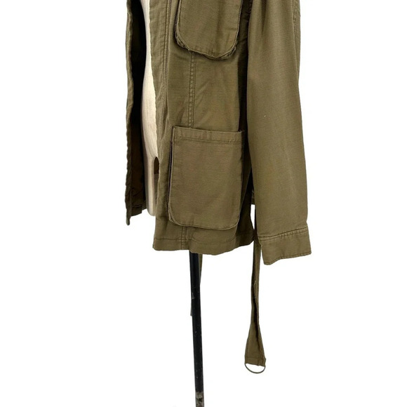 Free People In Our Nature Cargo Jacket in Olive Green Size‎ Small - Picture 8 of 14